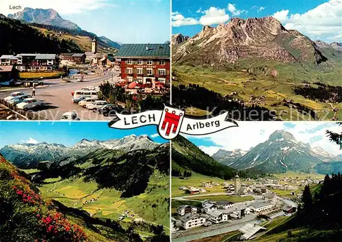 AK / Ansichtskarte Lech_Vorarlberg Ortspartie Fliegeraufnahmen Panorama Lech Vorarlberg