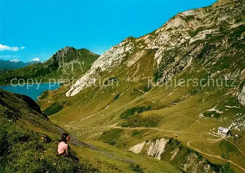 AK / Ansichtskarte Lech_Vorarlberg Ravensburger Huette Panorama Lech Vorarlberg