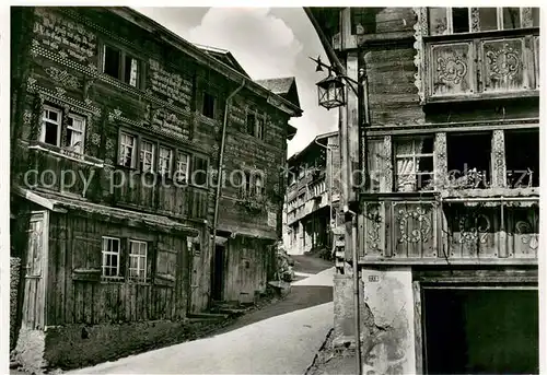 AK / Ansichtskarte Werdenberg_SG Gasse im Oberstaedtli 