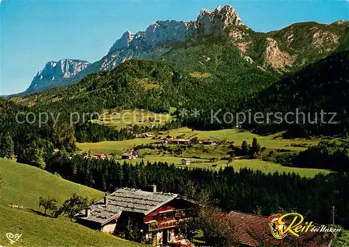 AK / Ansichtskarte Reith_Unken mit den Drei Bruedern Reiteralp Gebirge Reith Unken