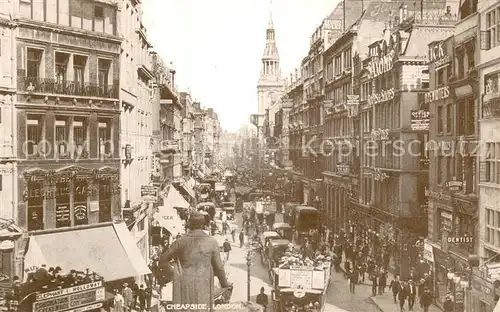 AK / Ansichtskarte London__UK Cheapside 