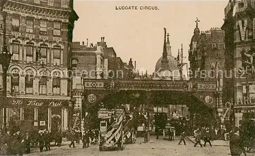 AK / Ansichtskarte London__UK Ludgate Circus 