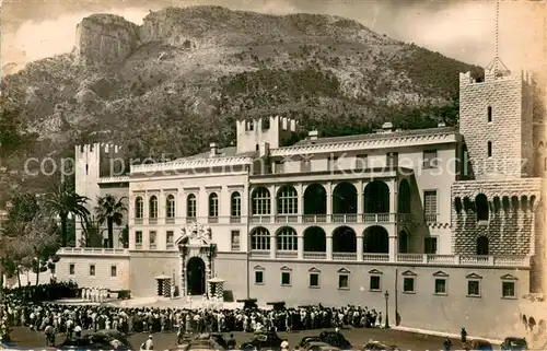 AK / Ansichtskarte Monaco Le Palais du Prince et releve de la Gardo Monaco