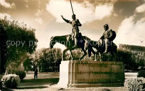 AK / Ansichtskarte Madrid_Spain Monumento a Don Quijote Madrid Spain