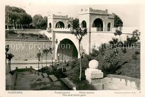 AK / Ansichtskarte Pamplona_Navarra_ES Portal nuevo 
