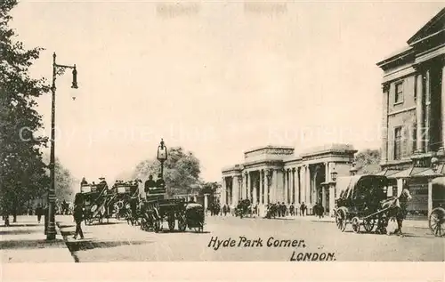AK / Ansichtskarte London__UK Hyde Park Corner 