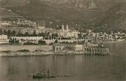 AK / Ansichtskarte Monte Carlo_Monaco Vue de Monaco 