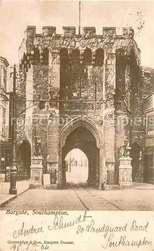 AK / Ansichtskarte Southampton__UK Bargate 