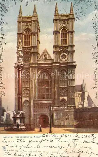 AK / Ansichtskarte London__UK Westminster Abbey 