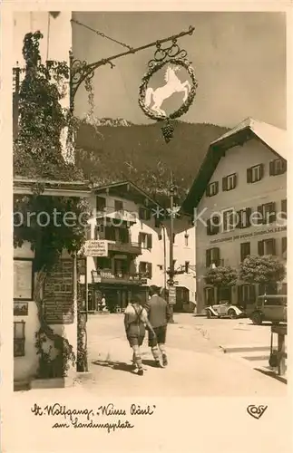 AK / Ansichtskarte St_Wolfgang_Wolfgangsee Hotel Weisses Roessl am Landungsplatz St_Wolfgang_Wolfgangsee