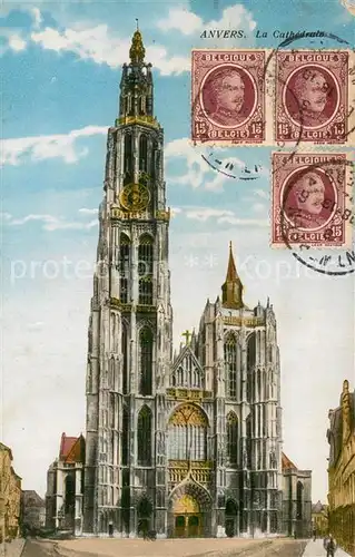 AK / Ansichtskarte Anvers_Antwerpen La Cathedrale Anvers Antwerpen