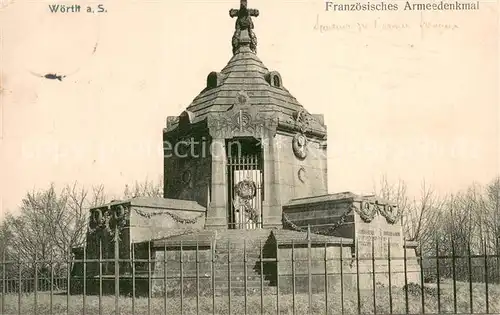 AK / Ansichtskarte Woerth_67_Elsass Franzoesisches Armeedenkmal 