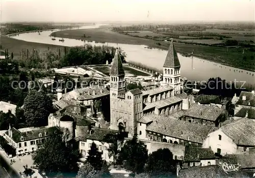 AK / Ansichtskarte Tournus_71 Eglise St Philibert Vue aerienne 