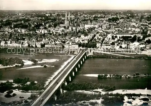 AK / Ansichtskarte Moulins_03_Allier Le Pont et vue panoramique Vue aerienne 