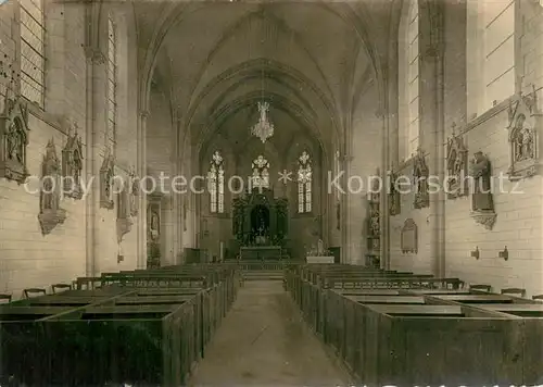 AK / Ansichtskarte Saint Evroult de Montfort_61 Notre Dame du Bois lEglise Interieur 