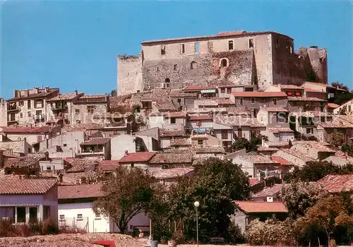 AK / Ansichtskarte Greoux les Bains_04 Station thermale climatique et touristique Ici le chateau des Templiers qui domine le village 