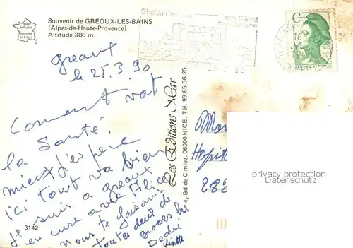 AK / Ansichtskarte Greoux les Bains_04 Vue d ensemble 