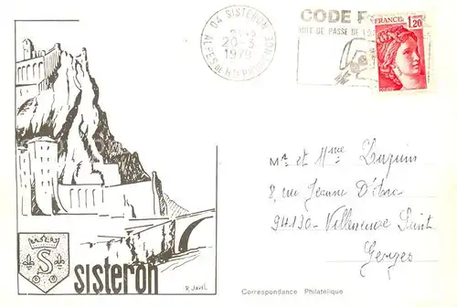 AK / Ansichtskarte Sisteron Citadelle Sisteron