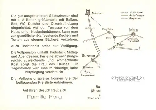 AK / Ansichtskarte Pelham_Oberbayern Pension Seeblick Pelhamer See Panorama Alpenblick Sonnenuntergang Pelham Oberbayern