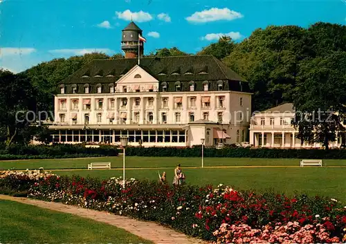 AK / Ansichtskarte Travemuende_Ostseebad Kurhaus Kurpark Travemuende_Ostseebad