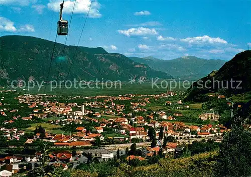 AK / Ansichtskarte Lana_Meran Panorama Seilbahn zum Vigiljoch Lana_Meran