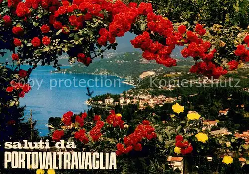 AK / Ansichtskarte Porto_Valtravaglia_Portovaltravaglia_IT Panorama Blick auf den See 