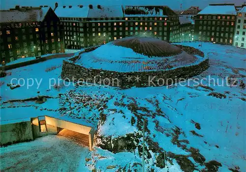 AK / Ansichtskarte Helsinki_Suomi Temppeliaukio Kirche Nachtaufnahme 