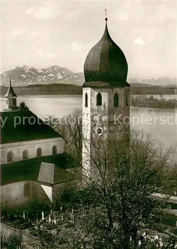 AK / Ansichtskarte Frauenchiemsee Der Campanile Frauenchiemsee