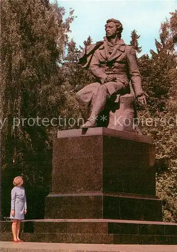 AK / Ansichtskarte Kiev_Kiew Denkmal A.S.Puschkin Kiev_Kiew
