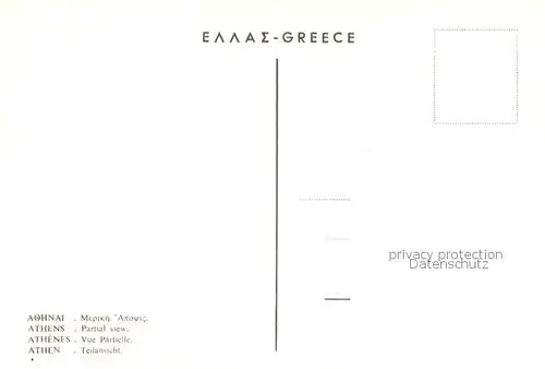 AK / Ansichtskarte Athen_Greece Panorama 