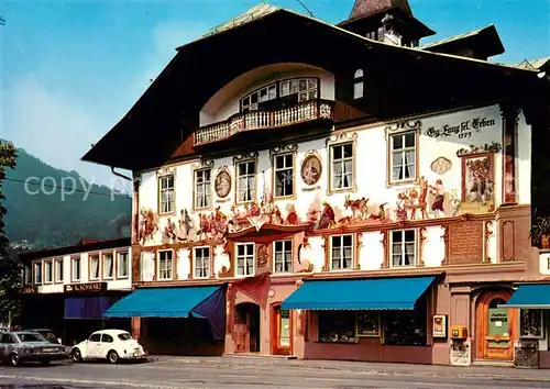 AK / Ansichtskarte Oberammergau Geburtshaus des Heimatdichters Ludwig Thoma Oberammergau