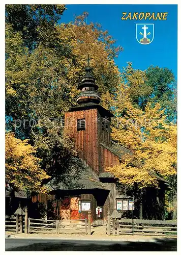 AK / Ansichtskarte Zakopane Stari kosciolek przy ul Koscieliskiej w Zakopanem zbudowany Zakopane