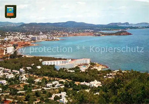 AK / Ansichtskarte Santa_Eulalia_del_Rio_Ibiza_ES Fliegeraufnahme 