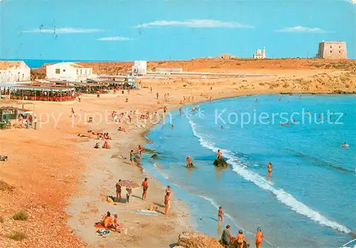AK / Ansichtskarte Isla_de_Tabarca_ES Vista general de la playa 