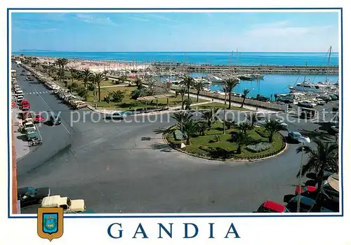 AK / Ansichtskarte Gandia_ES Playa y Club Nautico 