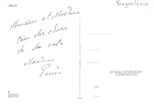 AK / Ansichtskarte Split_Spalato Hafenpartie Split_Spalato