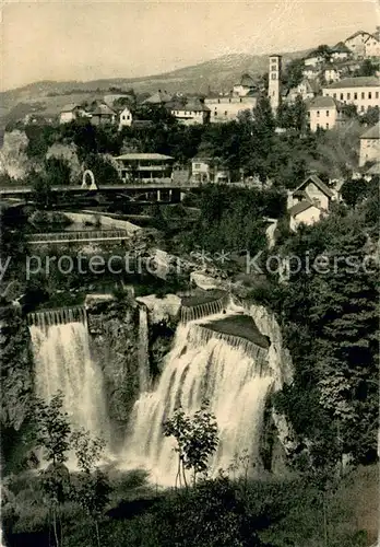 AK / Ansichtskarte Jajce_Bosnia Herzegowina Teilansicht Wasserfall 
