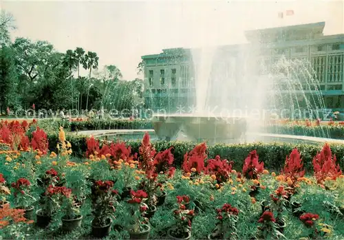AK / Ansichtskarte Ho Chi Minh City_Choquan_Vietnam The Unification Palace Fontaine 