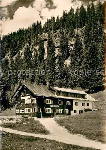 AK / Ansichtskarte Hirschegg_Kleinwalsertal_Vorarlberg Berggasthof Haus Kueren Waeldele Hirschegg_Kleinwalsertal
