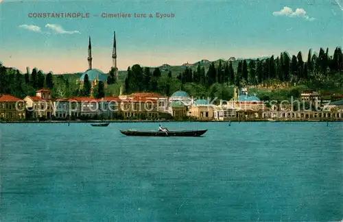AK / Ansichtskarte Constantinople Cimetiere turc a Eyoub Constantinople