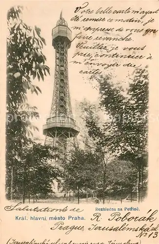 AK / Ansichtskarte Praha_Prahy_Prague Kral. hlavni mesto Praha_Prahy_Prague