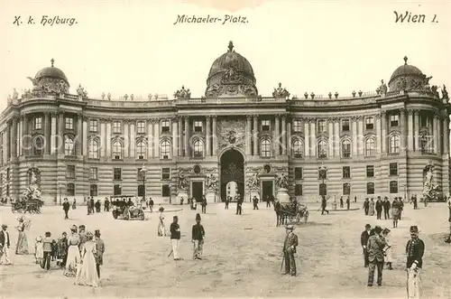 AK / Ansichtskarte Wien_AT Hofburg Michaeler Platz 