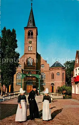 AK / Ansichtskarte Volendam Kirche Volendam