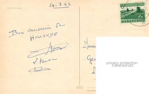 AK / Ansichtskarte Volendam Kirche Volendam