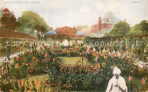 AK / Ansichtskarte Harrogate__UK Royal Hall Gardens Celesque Series 