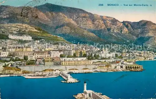 AK / Ansichtskarte Monaco Vue sur Monte Carlo Monaco