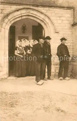 AK / Ansichtskarte Zuid_Beveland_NL Kerkuitgang 