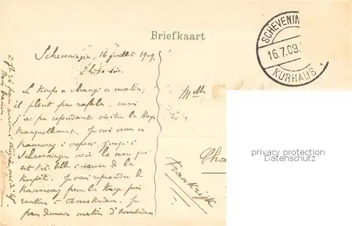 AK / Ansichtskarte Scheveningen Brandung Scheveningen