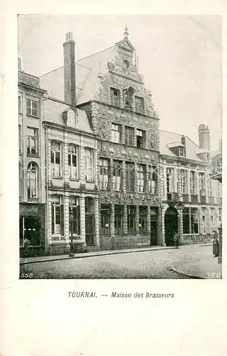 AK / Ansichtskarte Tournai_Belgie Maison des Brasseurs 