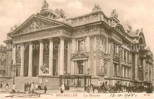 AK / Ansichtskarte Bruxelles_Bruessel La Bourse Bruxelles_Bruessel